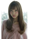 愛されツヤ髪ナチュラルストレート