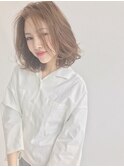 女子度高めのナチュラルボブ大人キレイボリューム感