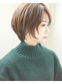 小顔ミニマムボブ ショート U-REALMotto川田