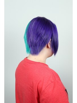 クリップ ジョイント ゴッド(CLIP JOINT GOD) ツートンカラー☆ミントグリーン×紫