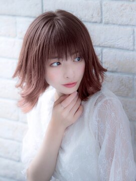 エルデ ナインズ ヘアー スタンド 川口店(elde 9's HAIR STAND) 簡単スタイリング,フォギーベージュ,耳かけ[川口/川口駅]