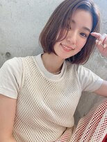 ルービック 梅田茶屋町(Rubik)&nbsp;ツヤ感 ナチュラルボブ  簡単スタイリング