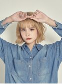 ボブ/カーキグレージュ/マッシュショート/大人かわいい[新宿駅]