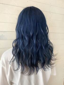 ルノン フィージュ(LUNON fieju) 【LUNON fieju】韓国ヘア ブルー インナーホワイト