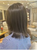 切りっぱなしボブ 艶髪ストレート 酸性ストレート