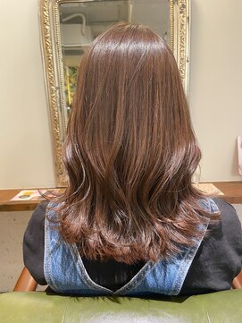 ムーン(moon) #美髪のススメ#ネビージュ#大人かわいいヘア#こなれミディ