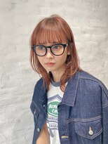 リトル 渋谷(little)&nbsp;ブリーチなしダブルイルミナカラーxぷつっとバング