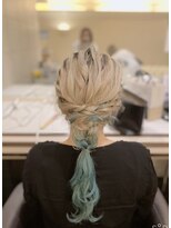 セットサロンフレア&nbsp;ヘアセット/ボブルフ/ショコラベージュ/カール/ベビーバング