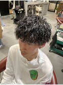 ツイストスパイラルパーマ　ツイスパ　ツーブロック