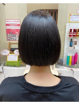 クオリス 上板橋店(QUALIS) 10代20代おすすめ艶髪ワンレンボブスタイル