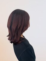 ヘアープロデュース ラピセット 松山(Lapset)&nbsp;透明感♪髪質改善カラー小顔艶感ミディミルクティーベージュ
