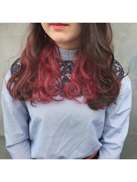 テーラヘアー 幕張本郷店(TELA HAIR) インナー☆レッド