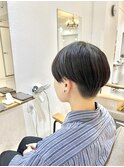 マッシュショート　ツーブロック