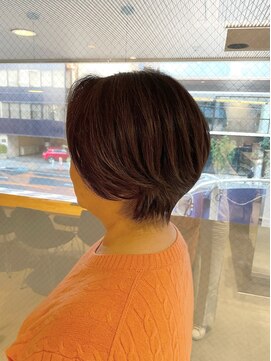 アイディール(:ideal) 白髪ぼかし×ショートボブ 【本町/阿波座】