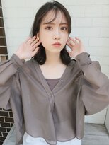 ガーランド (Garland)&nbsp;小顔カット/前髪カット/ミディアムヘア/ブリーチなし