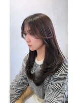 フェイスレイヤー／2wayバング／レイヤーカット