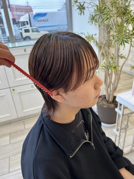 タブー 岐阜店(TABOO) 韓国風シースルーバング　ナチュラル毛流れウルフ