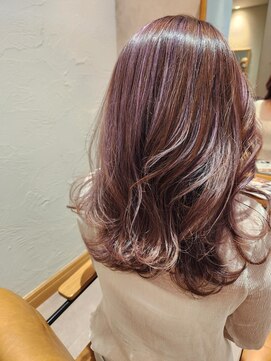 スーリール 伊都店(Sourire) ベージュ×ピンクバイオレット