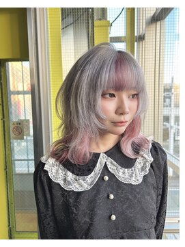 ガルボ ヘアー(garbo hair) ハイトーン大人可愛い20代30代40代