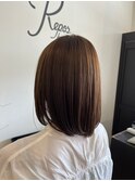 20代30代40代大人可愛い髪質改善カラー艶感ストレート透明感