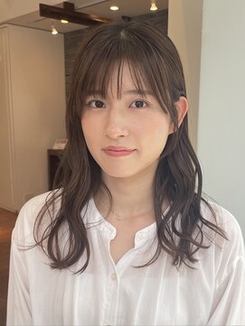 ソラ 麻布十番店(SORA) モカベージュセミロング