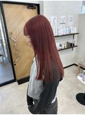 ピンクカラー ダークレッド