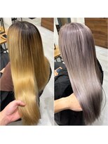 ネクスト 池袋(NEXT)&nbsp;シルバー/グレージュ/ダブルカラー/ハイトーン/池袋