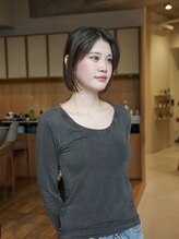 ネロ ヘアサロン ネイビー 渋谷(NERO HAIRSALON NAVY) 【赤津美奈】ボブ　前髪なし　大人ショート