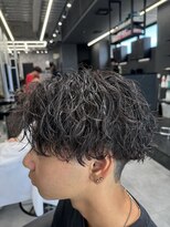 メンズ サロン ドット トウキョウ 町田店(men's salon dot. tokyo)&nbsp;センターパート×ツイストスパイラルパーマ