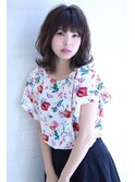 外ハネくびれミディアム似合わせカット