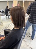 オリーブカラーボブ
