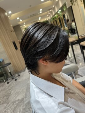 イメージア 町田店(IMAGE A) メンズ黒髪センターパート@30代40代50代60代