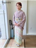 結婚式☆色留袖着付けヘアセット