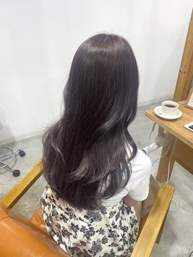 ユニカ 宇都宮(yunica) 縮毛矯正/くびれヘア/アプリコットオレンジ/夏のヘアアレンジ