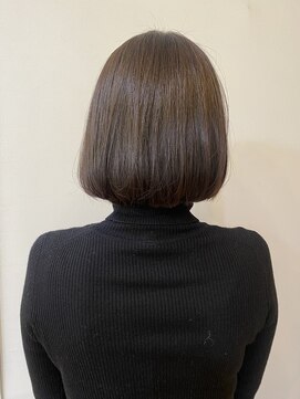 モリオ フロム ロンドン 成増店 【morio成増/一戸】暗髪大人ボブ前髪なし