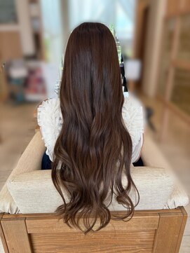 アドラーブル 長岡リップス旭岡店(adorable) 20代30代透明感ミルクティーベージュ夏カラー秋カラーくびれヘア