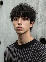 ゲーム メンズサロン 吉祥寺(GAME men'salon)&nbsp;スペインカール/スパイキーショート/ブルーブラック/吉祥寺