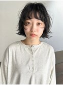 ボブパーマ/顔まわりレイヤー/シャギー/外はねボブ