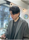大人のフェザーパーマ/ジェルセット