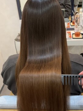【艶髪】髪質改善ストレートロングスタイル