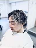 柔らかツイスパ×ホワイトメッシュ