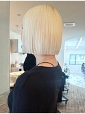 紫シャンプーで作るブロンドヘア