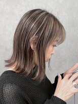 レディアル 大宮(REDEAL ope.) 【ハイライト】ベージュハイライトバレイヤージュ