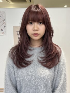 エイチ 大阪梅田(H) ラウンドマッシュオールバック波巻きパーマソフトモヒカン坊主