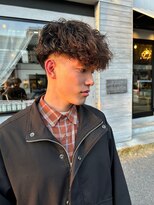 エディ(Edy)&nbsp;ツイストスパイラルパーマツイスパマッシュ刈り上げ眉毛カット