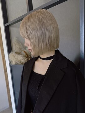 エトワ 中央店(etoi) 大分韓国ヘアタッセルボブミニボブショートボブ切りっぱなし