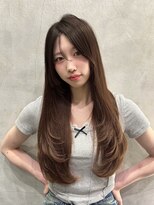 ロンドイディールバンダイ 新潟万代(Lond ideal)&nbsp;ロングローレイヤー×モカブラウン