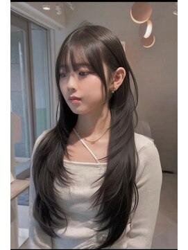 ムーム(Momb) ロングレイヤーカット
