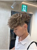MEN’S HAIR/波巻ツイストスパイラル/フェザーパーマ/眉毛/渋谷