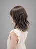 人気No1似合わせカット+透明感カラー+髪質補修TR¥8000